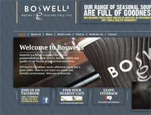 Tablet Screenshot of boswellsgroup.com